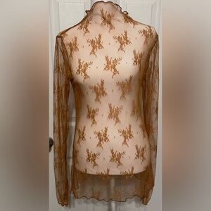 Sweet Generis Sheer Lace Top